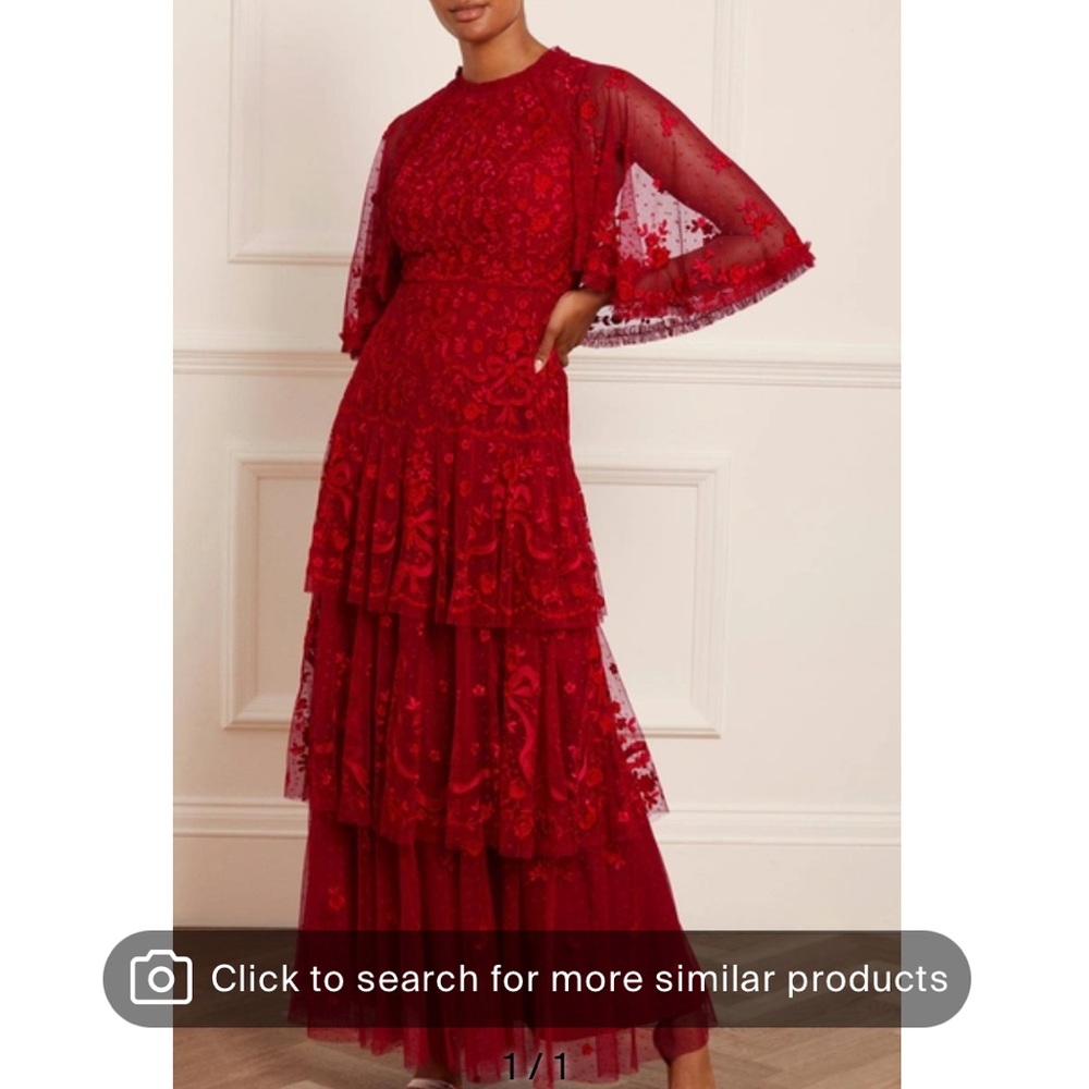 Needle & Thread Bonnie Bow lace- embellished gown